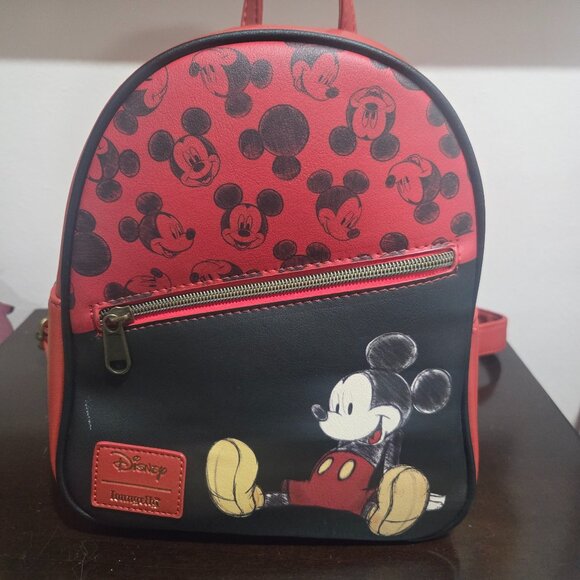 Loungefly | Bags | Mickey Mouse Loungefly Mini Backpack | Poshmark